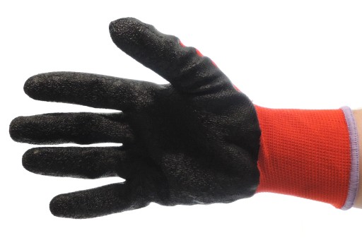ČERVENÉ LATEXOVÉ OCHRANNÉ PRACOVNÉ RUKAVICE veľkosť 11
