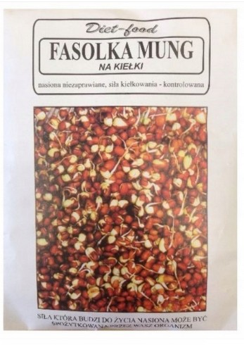 SEMIENKA NA KLÍČKY Fazuľka mungo 160g DIÉTNA JEDLO