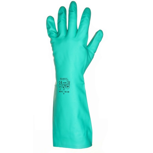 Chemicky odolné rukavice Nitrile Interface, 1 pár, veľkosť 10