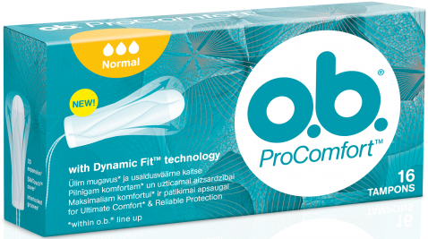 Tampóny OB Pro Comfort Normal 16 kusov