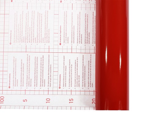 Dekoratívna fólia samolepiaca nábytková dyha ČERVENÝ LESK 45 cm DIY
