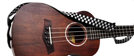 Popruh pre gitaru typu UKULELE. ŠACHOVNICA + KOCKA