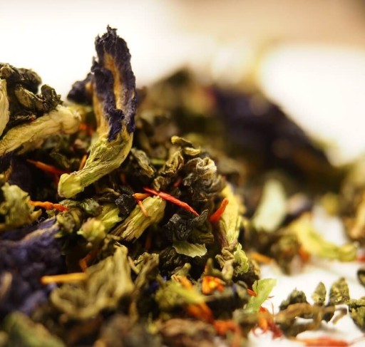 Čaj Klitoria a Saffron Oolong 100g