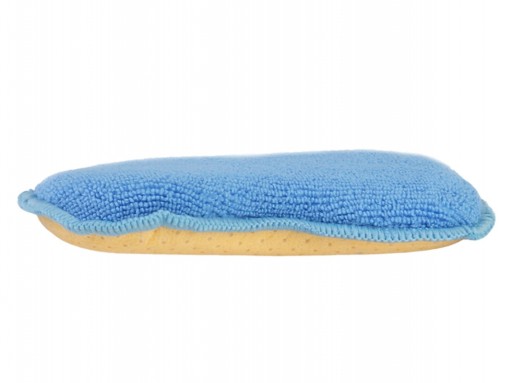 Obojstranná špongia z mikrovlákna + syntetický semiš 17x11x2 cm CRM58727