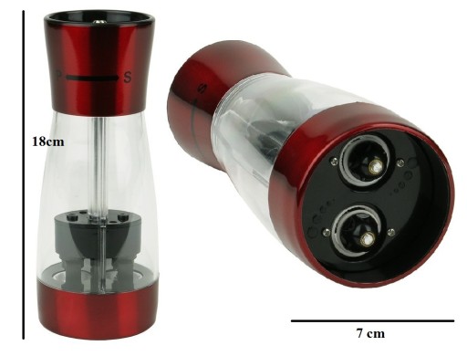 PAPRIKA A SOĽ 2 V 1 DUÁLNY RUČNÝ MLYN Rossner