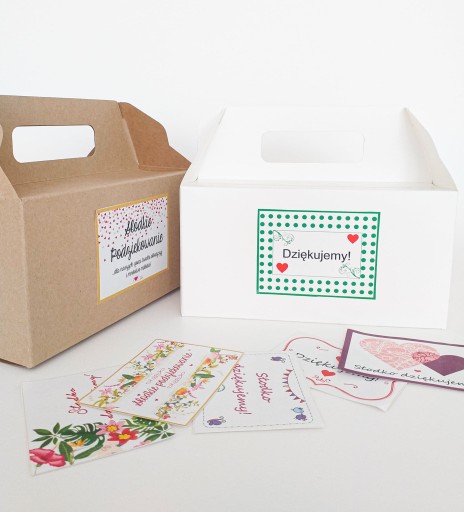 EKO CAKE BOX svadobná kartónová krabička 10 ks