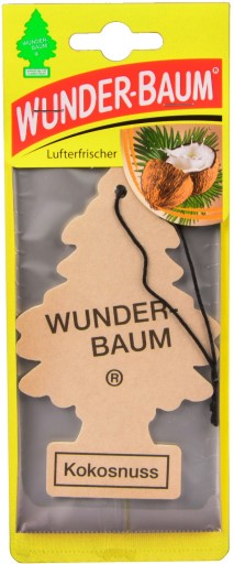 WUNDER-BAUM Kokosová vôňa do auta na vianočný stromček