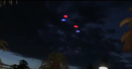 Lietajúci UFO prsteň + LED + odpaľovač HIT LETO