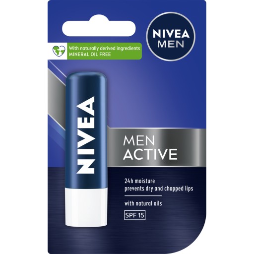 NIVEA Men Active Care Rúž pre mužov 4,8g