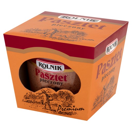 Rolnik Pečená bravčová paštéta v dóze, 230 ml
