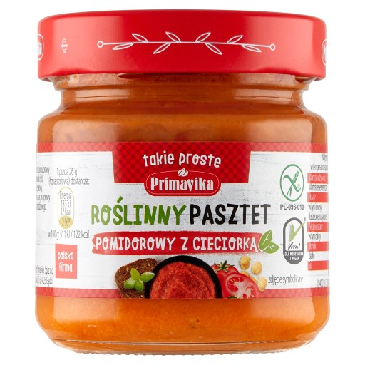 Primavika Paradajková paštéta s cícerom 160 g