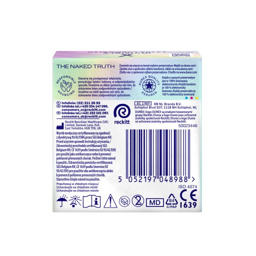 Durex Invisible Condómy 3 kusy