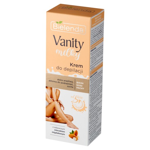 BIELENDA VANITY MILKY KR/DEPILATION 100ML S VÝŽIVNÝM MANDĽOVÝM MLIEKOM