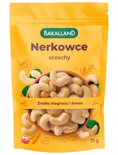 BAKALLAND KEŠU, CELÉ LÚPANÉ, NESOLENÉ 40G x4