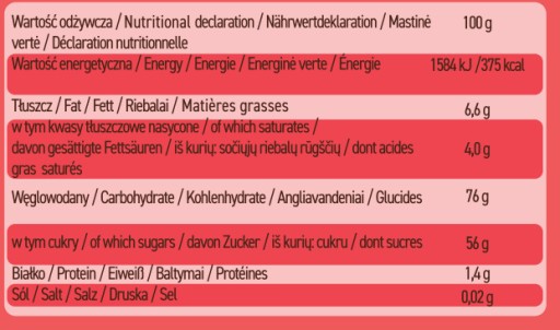 Duetka Familijna Cherry 400 g