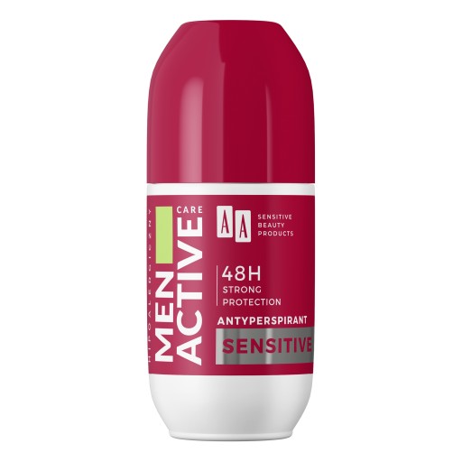 AA Men Active Antiperspirant roll-on sensitive 50