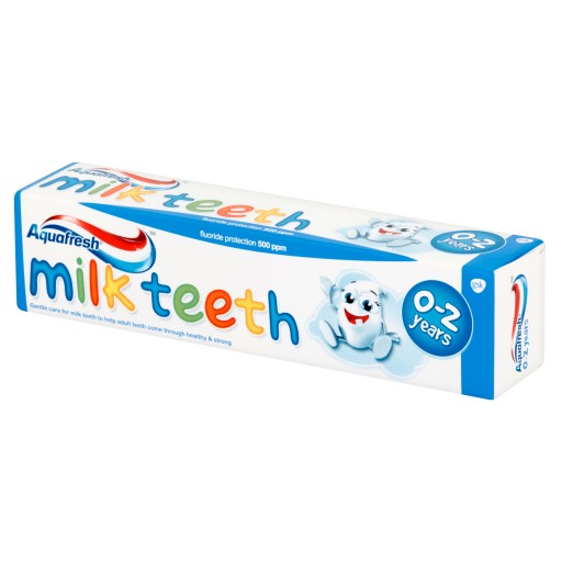 Zubná pasta Aquafresh pre deti 0-2 mliečne zúbky