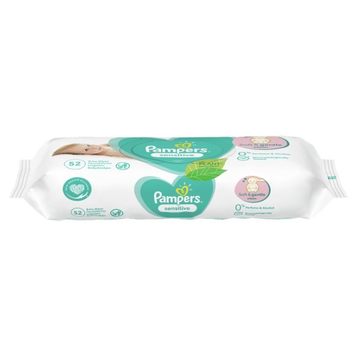 Pampers Sensitive obrúsky 52 ks