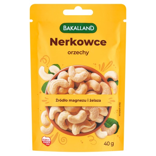 BAKALLAND KEŠU, CELÉ LÚPANÉ, NESOLENÉ 40G