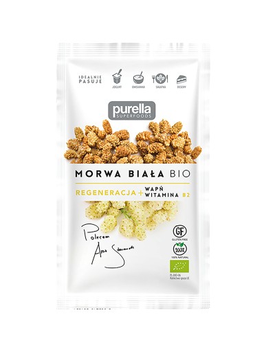 PURELLA SUPERFOODS Moruša biela sušená BIO 45g
