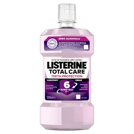 Listerine Total Care Mild Taste ústna voda 500ml