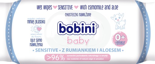 Bobini Baby Sensitive 2+1 detské obrúsky