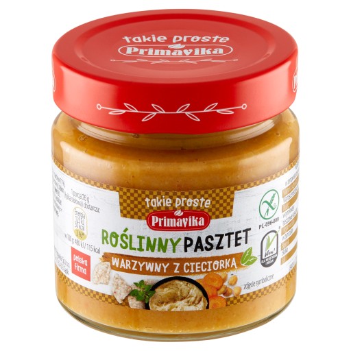Primavika Zeleninová paštéta s cícerom 160 g
