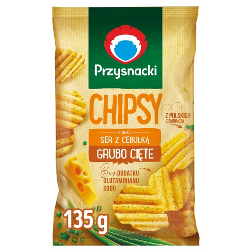 Syr Przysnacki Chips s cibuľou 135 g