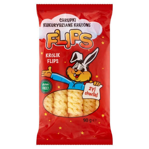 Kukuričné chrumky Sante Flips kučeravé 90g