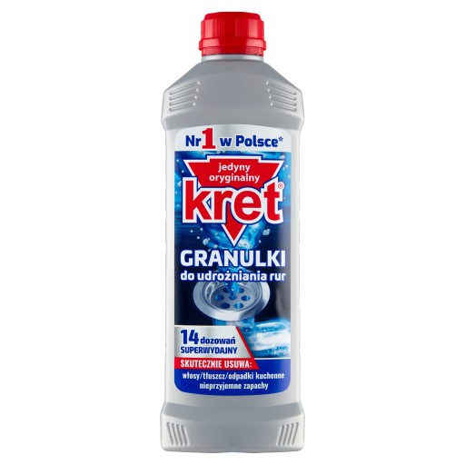 KRET - granulát na odblokovanie potrubia, 500g
