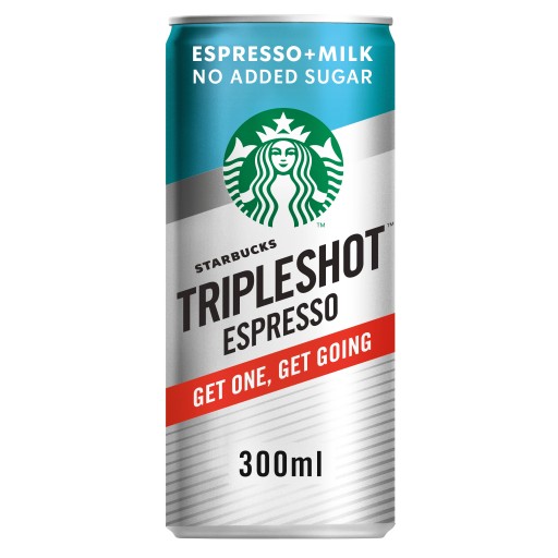 Starbucks Tripleshot bez pridaného cukru 300 ml