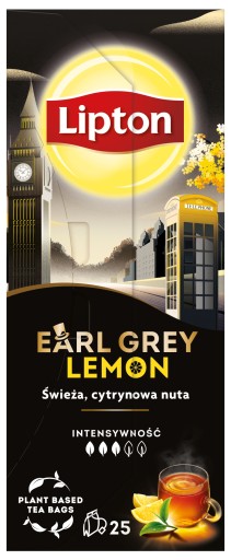 LIPTON EXP EARL GREY CITRÓNOVÝ ČAJ 25X1,4G