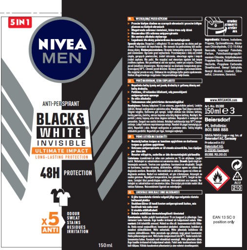NIVEA Antiperspirant Men Ultimate 150 ml
