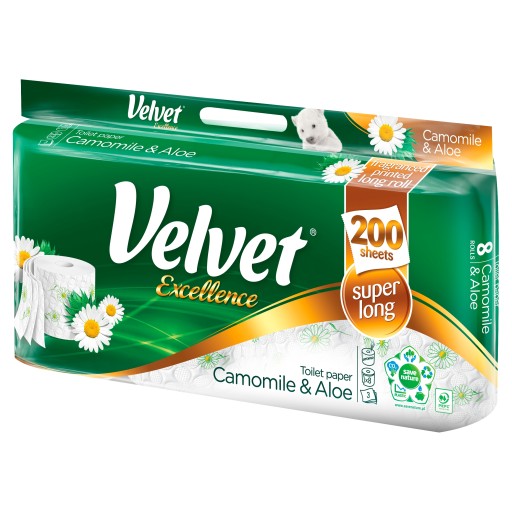 Toaletný papier s vôňou zamatu 8 ks.
