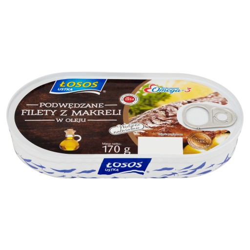 MAKERELOVÉ FILETKY ÚDENÉ V OLEJI 170g LOSOS