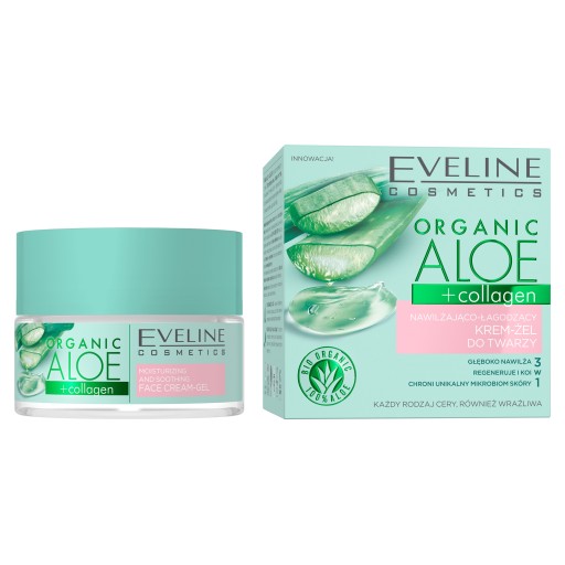 Eveline Cosmetics Organic Aloe pleťový krém-gél