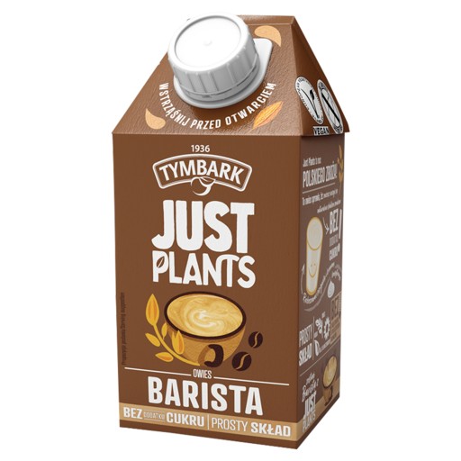Just Plants Barista Tymbark rastlinný nápoj z ovsa 500ml