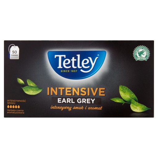 Earl Grey čaj čierny Tetley 50ks x 2g