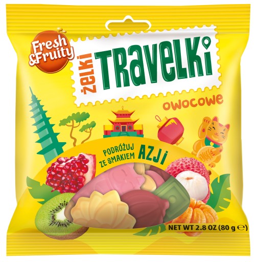 WAWEL TRAVELKI PRÍCHUTY ÁZIJSKÝCH ŽELÉ 80G