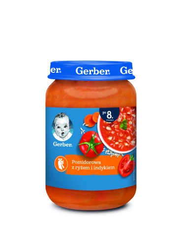 Gerber Paradajka s ryžou a moriakom