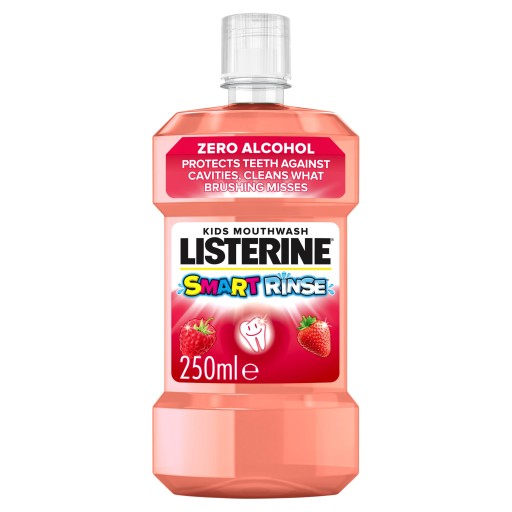 Ovocná ústna voda Listerine Smart Rinse pre deti 250 ml