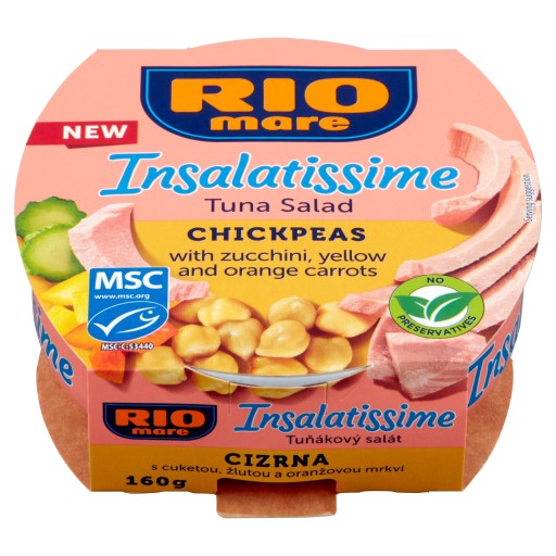 Rio Mare šalát s cícerom a tuniakom 160G