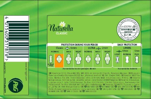 Naturella Ultra Normal Calendula Tenderness hygienické vložky x20