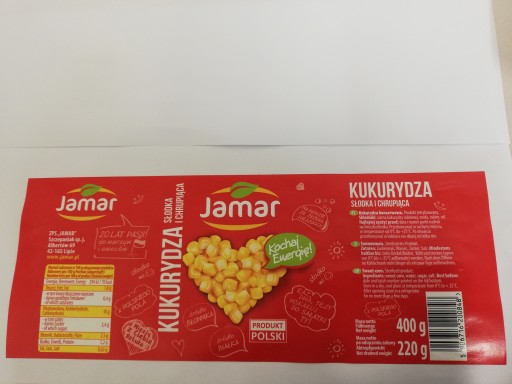 Jamarová kukurica 400 g 1 kus
