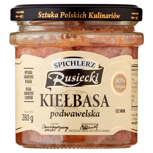 Spichlerz Rusiecki Kiełbasa Podwawelska 280 g