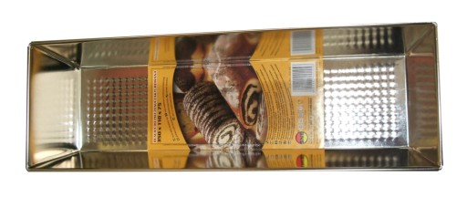 PLECH NA PEČENIE DLHÝ DLAŽDOVÝ, PLECH NA CHLEBA S ŠTRUKTUROU 35x11 cm
