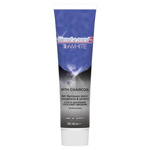 BLEND-A-MED 3D WHITE CHARCOAL 100ml ZUBNÁ PASTA