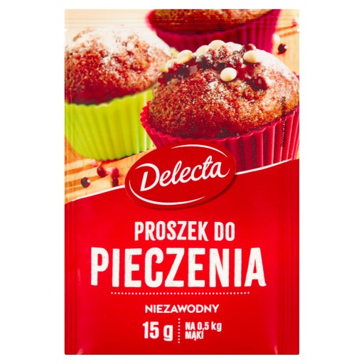 DELECTA Tortový prášok do pečiva 15g