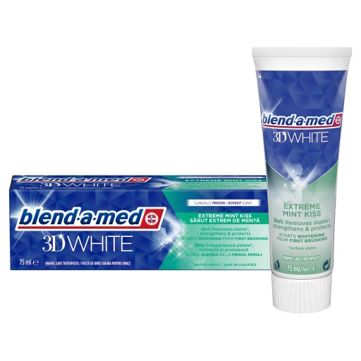 Blend-a-med 3D zubná pasta White Mint Kiss