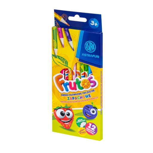 Voňavé trojuholníkové školské ovocné ceruzky ASTRAFUN FRUTOS